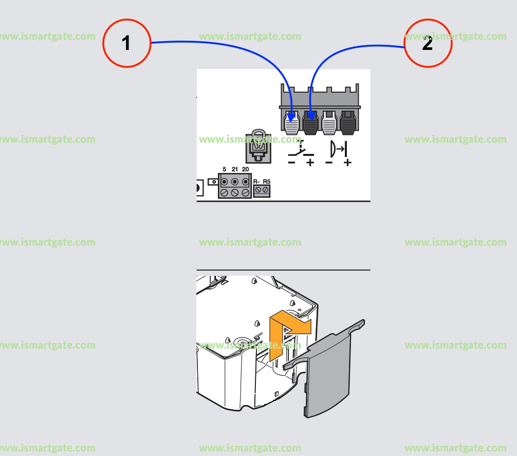 Wiring diagram for Hormann Promatic 2